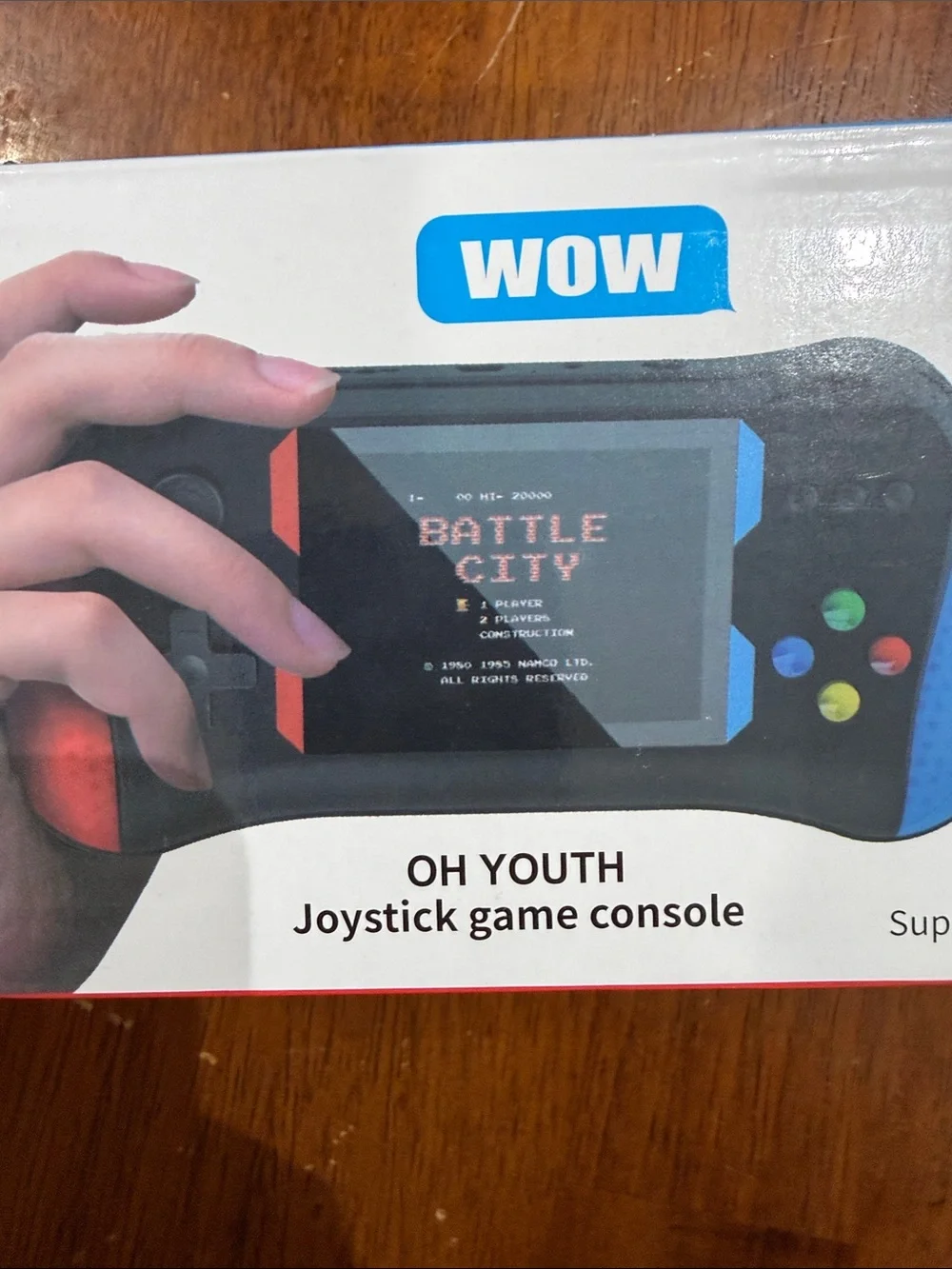 OH YOUTH Blue and Black Handheld Joystick Game Console - 500in1
